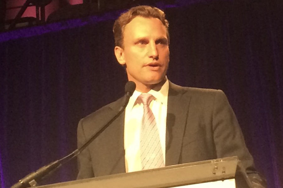 Jason Wright speaking at the OppNet 7th Annual Event